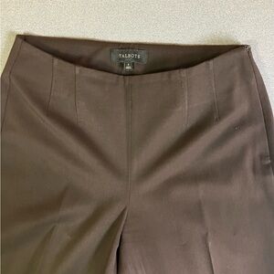 Talbots Dark Brown Slacks Sz 4